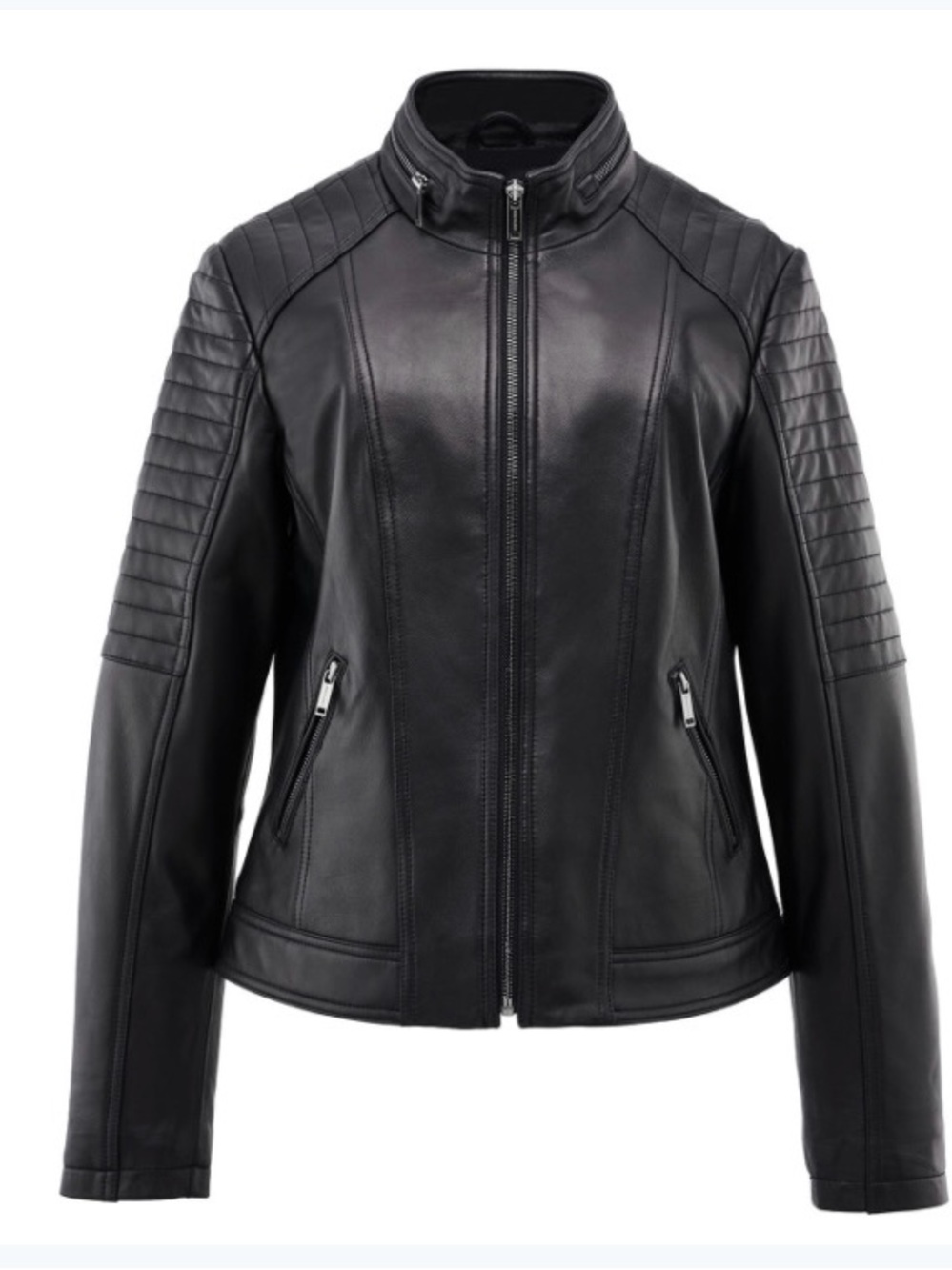 NWT/NIB Bolvaint Amélie Lambskin Moto Jacket - Women's XS